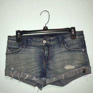 jean shorts (short short)